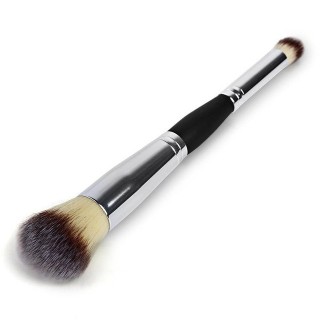 MAKE UP BRUSH DOUBLE ENDED - LIQUID  FOUNDATION -  EYESHADOW