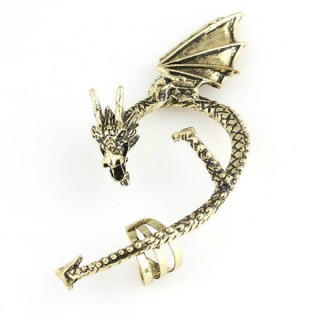 OORBELLEN RETRO GOTHIC DRAGON