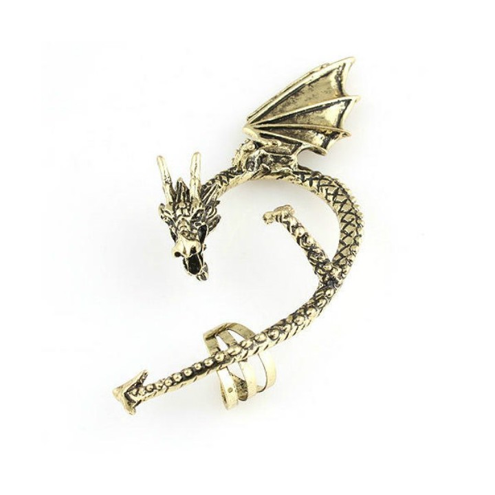 OORBELLEN RETRO GOTHIC DRAGON