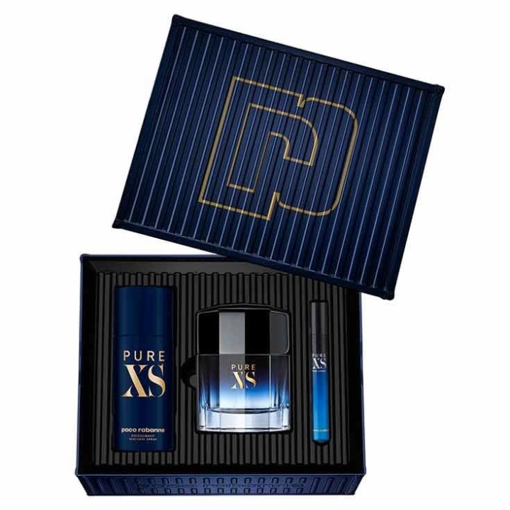 PARFUMSET VOOR HEREN PURE XS PACO RABANNE (3 PCS)