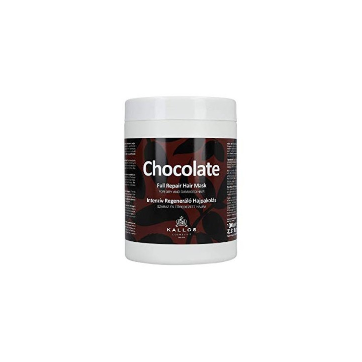 HAARMASKER KALLOS CHOCOLATE 1000 ML