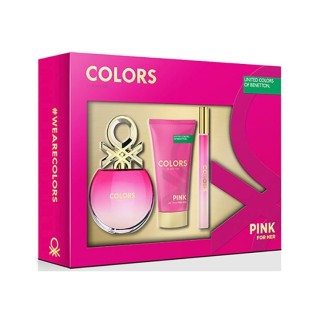 BENETTON COLORS PINK SET (3 UND) 50ML