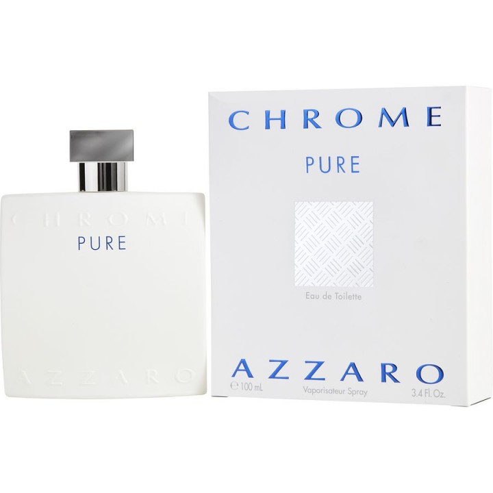 AZZARO CHROME PURE EAU DE TOILETTE 100 ML