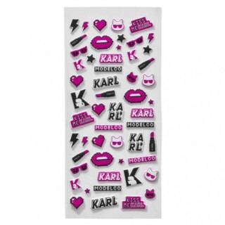 KARL LAGERFELD + MODELCO PUFFER STICKERS