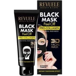 REVUELE BLACK MASK PEEL-OFF PRO COLLAGEN 80 ML