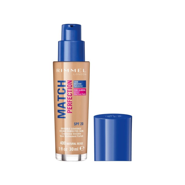 RIMMEL MATCH PERFECTION FOUNDATION 400 NATURAL BEIGE