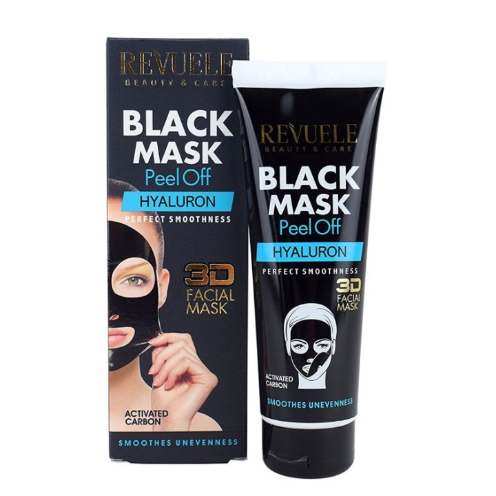 REVUELE BLACK MASK HYALURON 80 ML