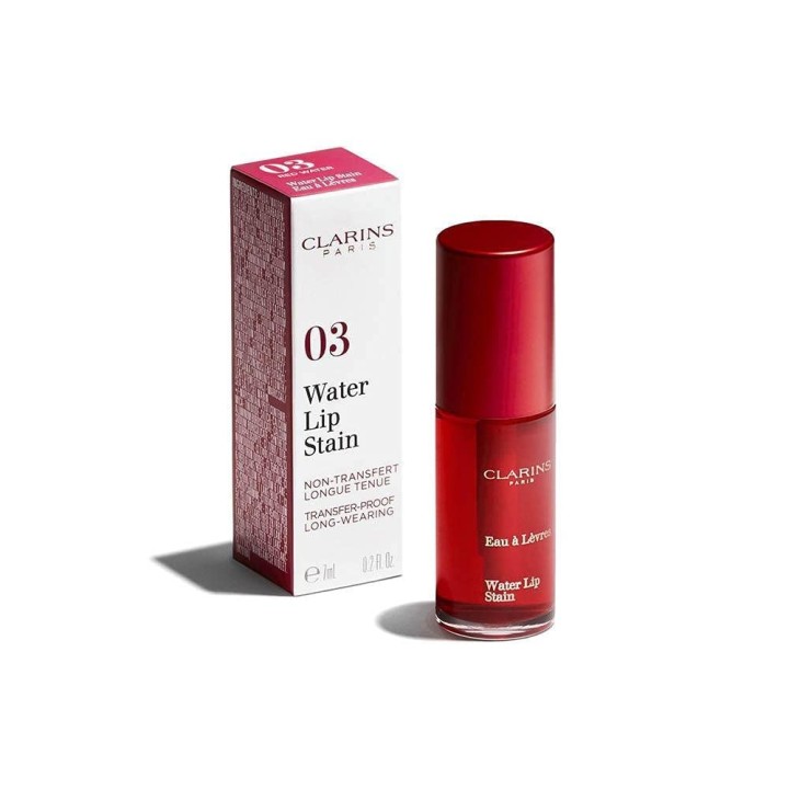 CLARINS 03 RED WATER LIP STAIN