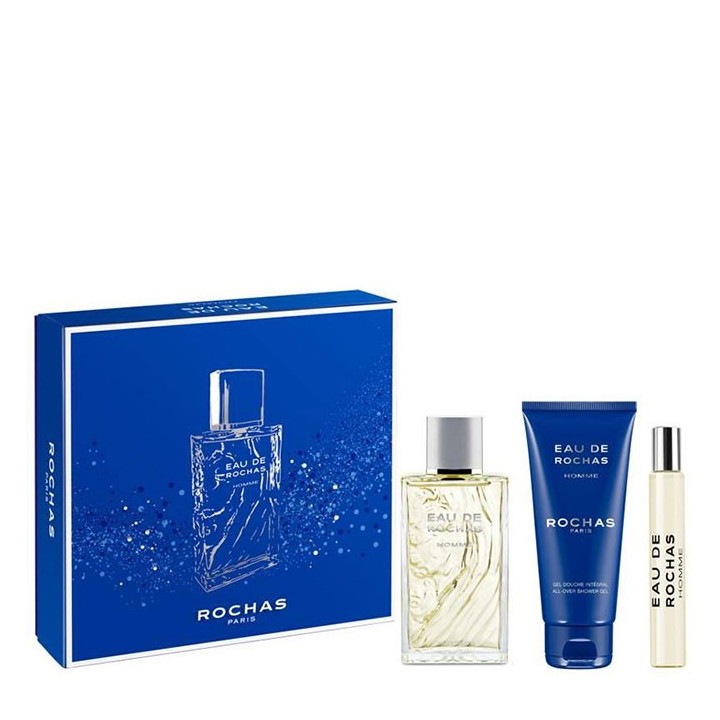 ROCHAS EAU DE ROCHAS HOMME EDT (3 PCS)