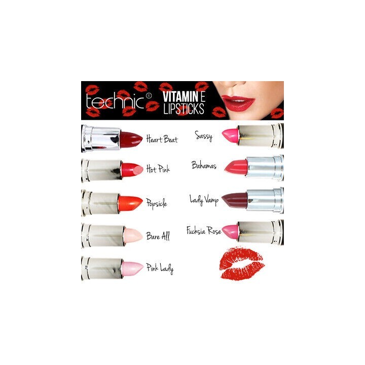 TECHNIC VITAMIN E LIPSTICK PINK LADY