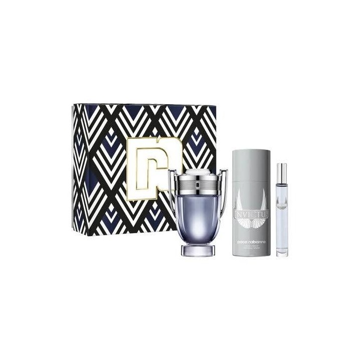 PACO RABANNE INVICTUS GIFT SET 100 ML