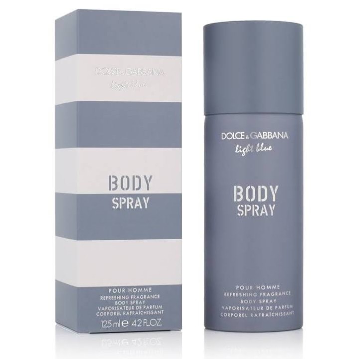 DOLCE & GABBANA LIGHT BLUE POUR HOMME BODY SPRAY