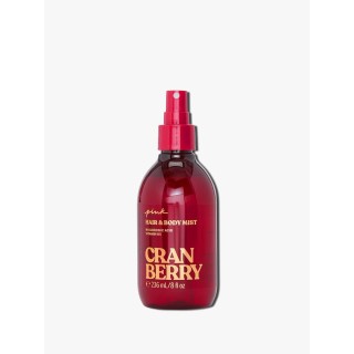 VICTORIA'S SECRET PINK CRANBERRY HAIR & BODY MIST 236 ML