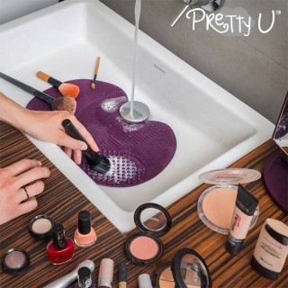 Pretty U Reinigingskussen voor Make-Up-Kwasten